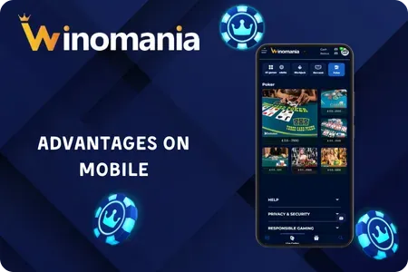 WinOMania Advantages on Mobile