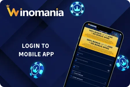 WinOMania Login To Mobile App