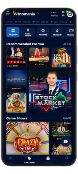 Winomania Live Casino